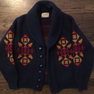 1970’s Pendleton Wool Western Button Up Sweater
